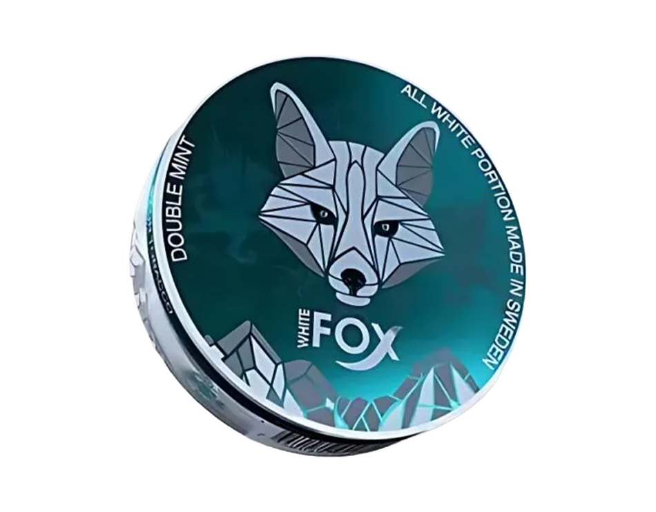 WHITE FOX Double Mint Menthol 12mg Nicotine Pouches