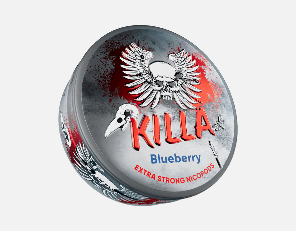 KILLA Blueberry 12.8mg Nicotine Pouches