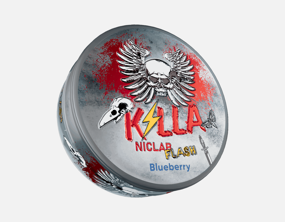 KILLA Flash Blueberry 4mg Nicotine Pouches