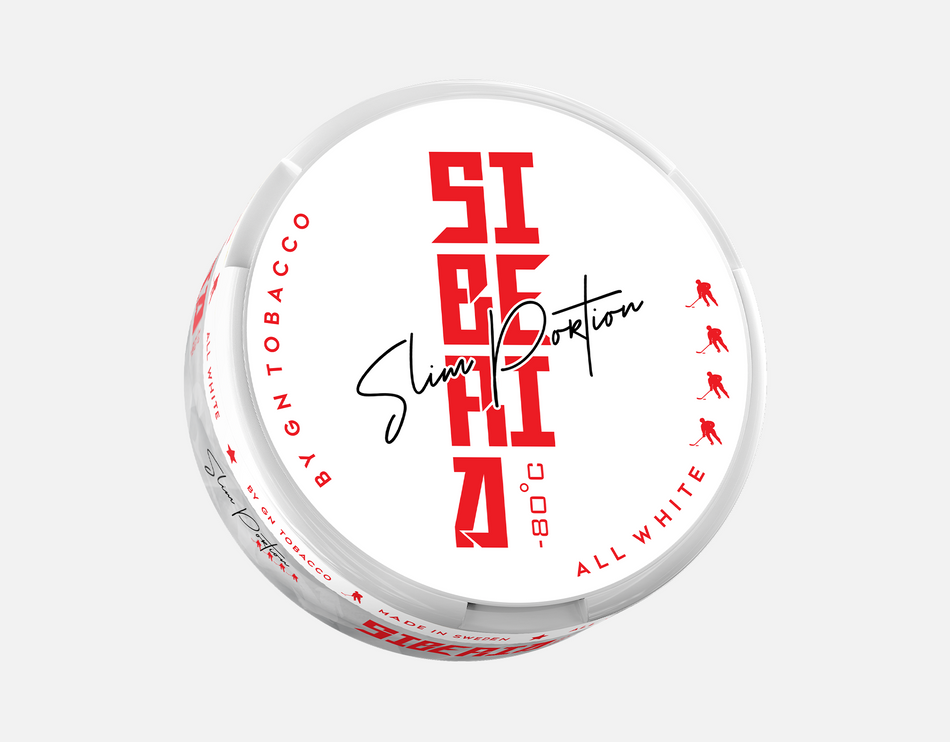 SIBERIA Slim Portion Mint Spearmint 25mg Nicotine Pouches