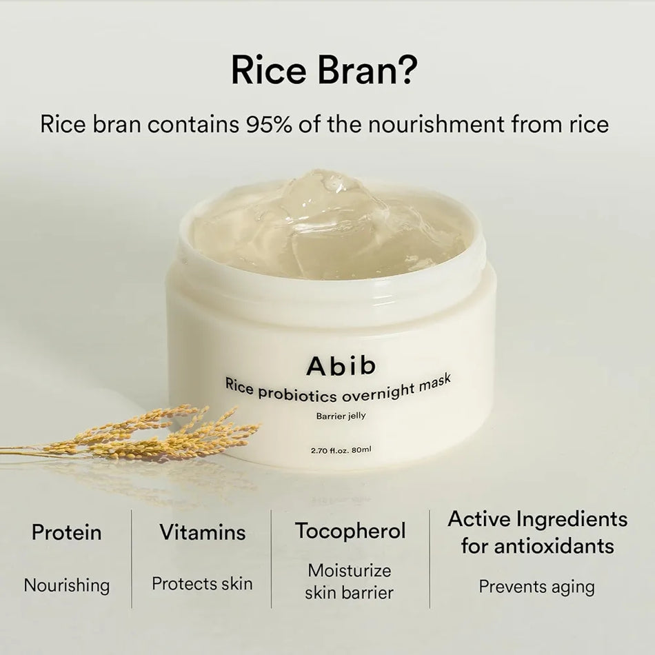 Abib Rice Probiotics Overnight Mask 80ml