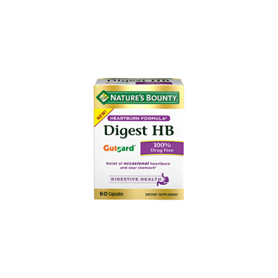 Natures Bounty Digest HB 100% 60 Capsule