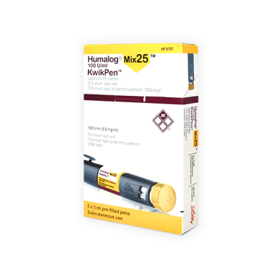 Humalog Mix 25 100IU/ml 3ml 5Pens