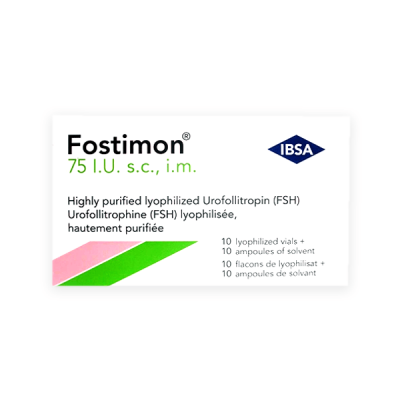 Fostimon 75IU 1+1 Vial+Ampoule