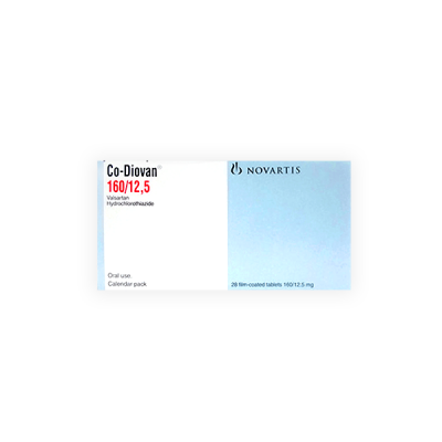Co Diovan 160/12.5mg/mg 28 Tablet