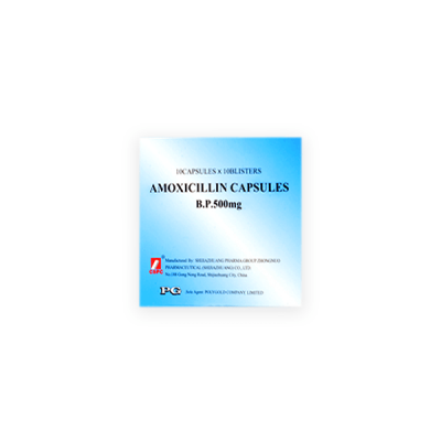Amoxicillin Bp 500mg 100 Capsule (Brawn)