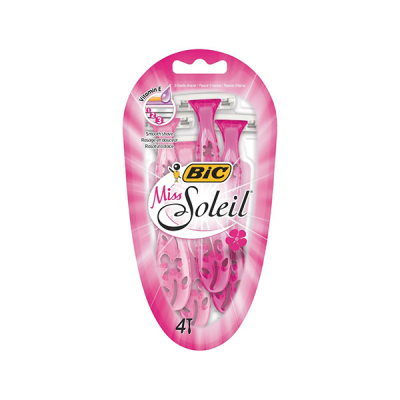 Bic Miss Soleil 3Blade Shaver 4 Piece