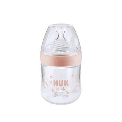 Nuk Natural Rose Bottle 0-6 mo 150ml