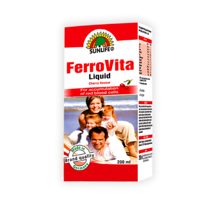 Sunlife Ferrovita 200ml Syrup