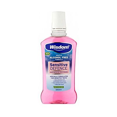 Wisdom Sensitive Defence Mouthwash 500ml