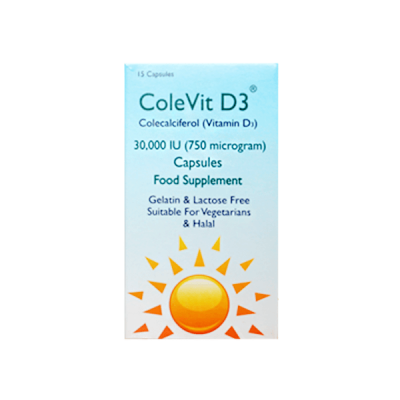 Colevit D3 30000IU 15 Capsule