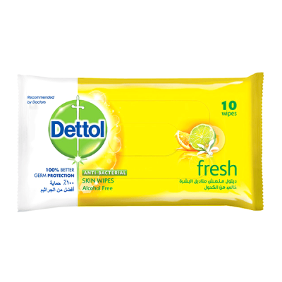 Dettol Resh Wipes 10Piece