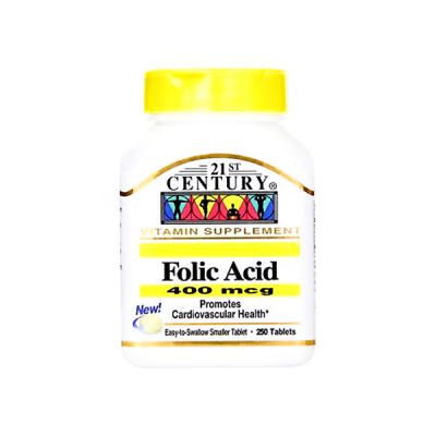 21 Century Folic Acid 400mcg 110 Tablet