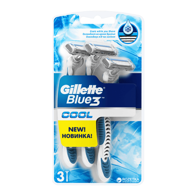 Gilette Blue Cool 3Piece