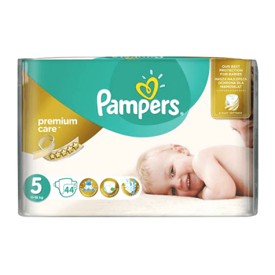 Pampers Premium#5 (11-18Kg)Small 20Piece