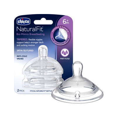 Chicco (155) Silicone 2 Piece 6+ mo