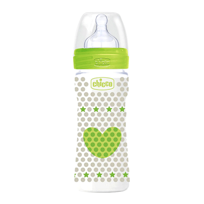 Chicco (707233) Biberon 2+ mo 250ml (Green)