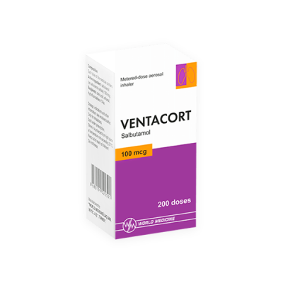 Ventacort 100mcg 200Doses Inhaler