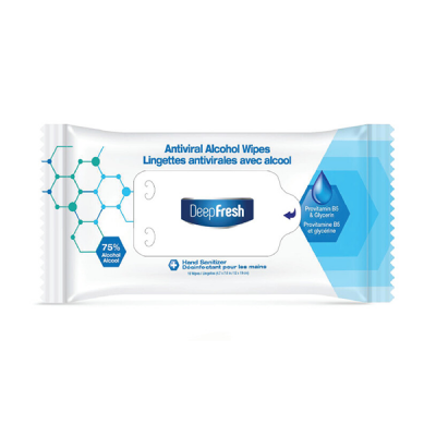 Deep Fresh Antiviral Alcohol Wipes 56Piece