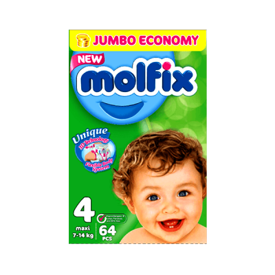 Molfix Shorts #4 (9-14Kg) 76 piece