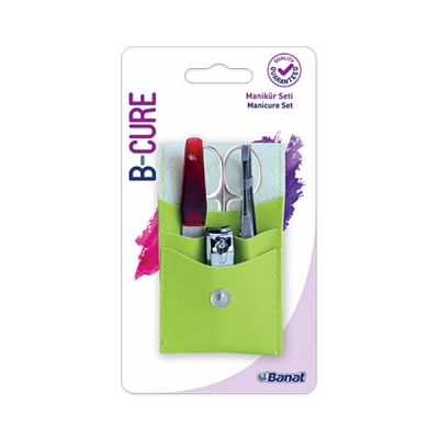 Banat B-Cure Manicure Set 4Piece