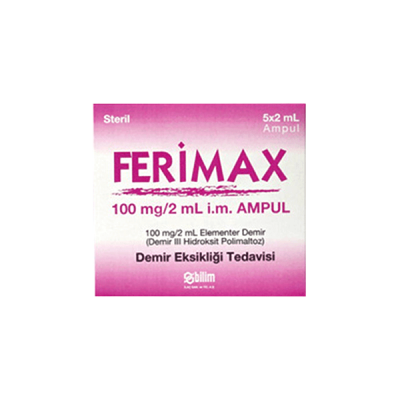 Ferimax 100/2mg/ml 5 Ampoule