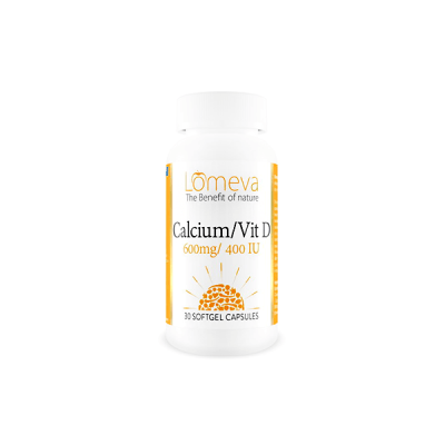 Lomeva Calcium/Vit D 600/400mg/IU 60 Capsule