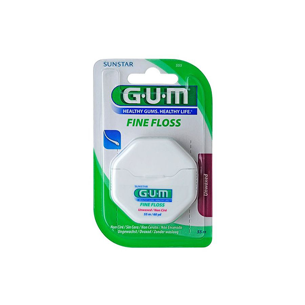 Gum (0555) Fine Floss Unwaxed 55m