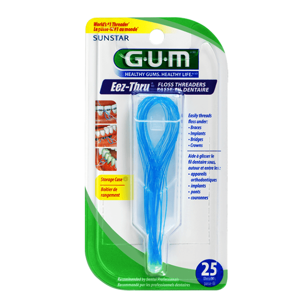Gum Eez- Thru Floss Threaders Dental Floss   