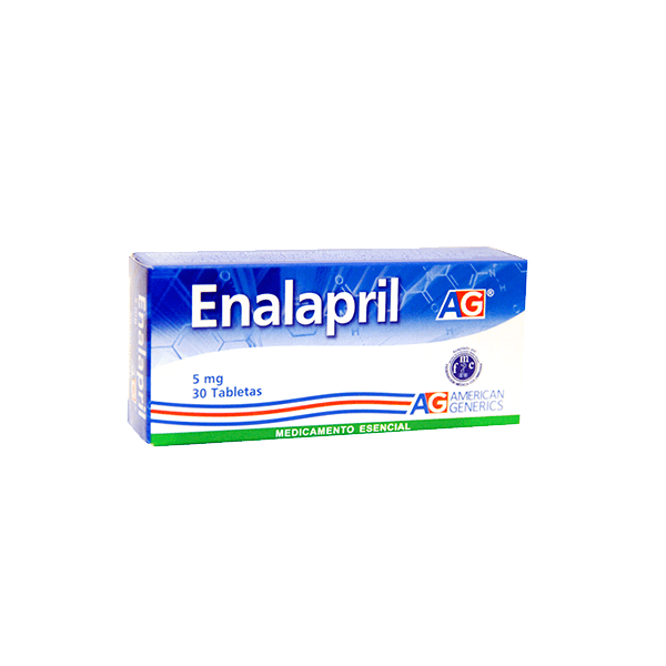 Enalapril Generis 5mg 60 Tablet