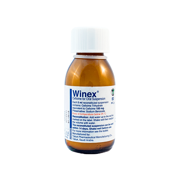 Winex 100/5mg/ml 60ml Suspension