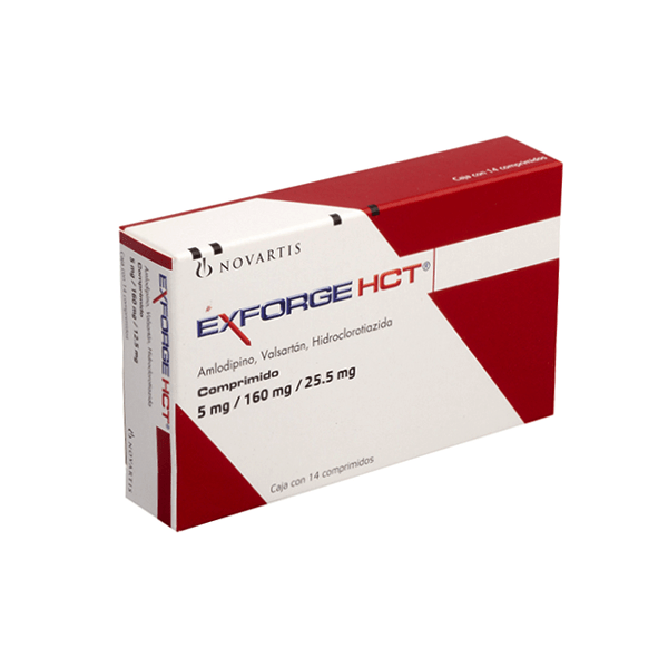 Exforge Hct 5/160/25mg 28 Tablet