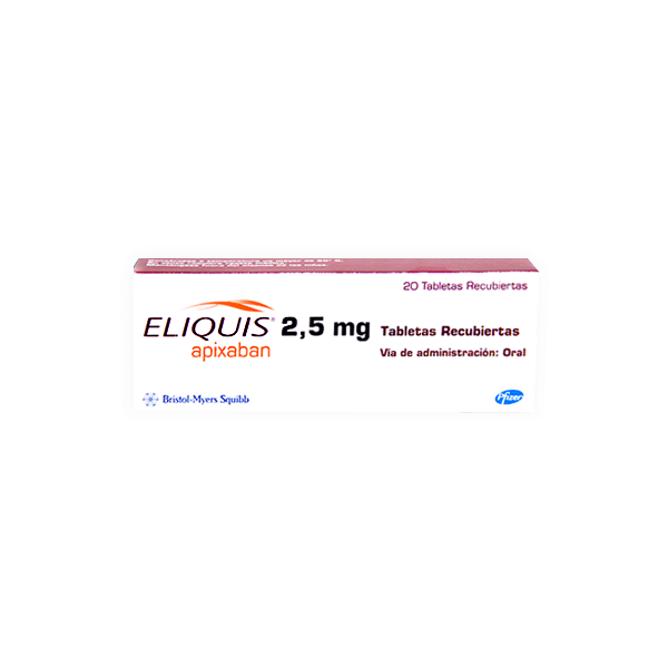 Eliquis 2.5mg 20 Tablet