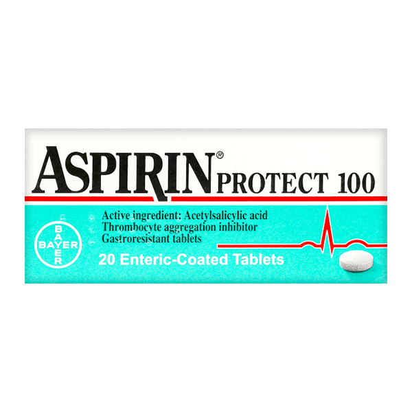 Aspirin Protect 100mg 20 Tablet