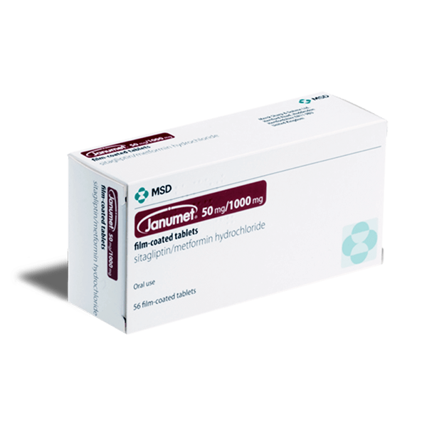 Janumet 50/1000mg/mg 56 Tablet
