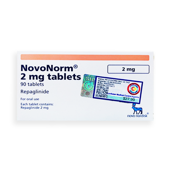 Novonorm 2mg 90 Tablet(Denemark)