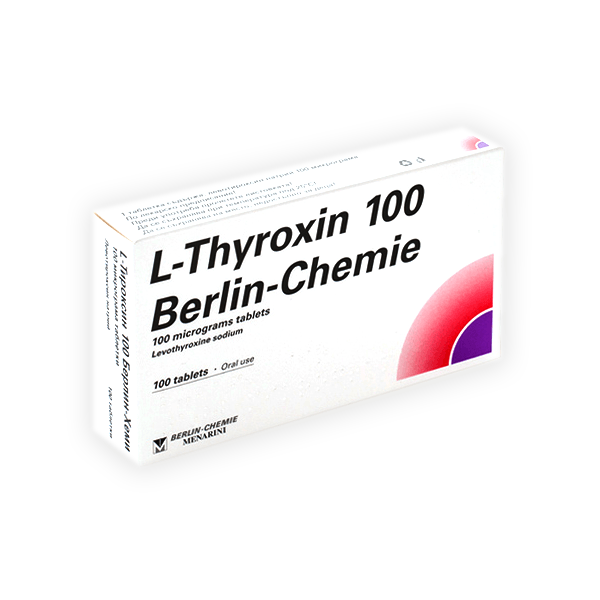 L-Thyroxin 100mcg 100 Tablet