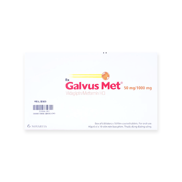 Galvus Met 50/1000mg/mg 60 Tablet