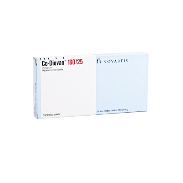 Co Diovan 160/25mg/mg 28 Tablet