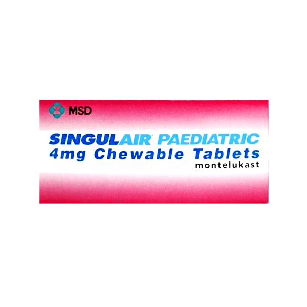 Singulair Paediatric 4mg 28 Chewable Tab