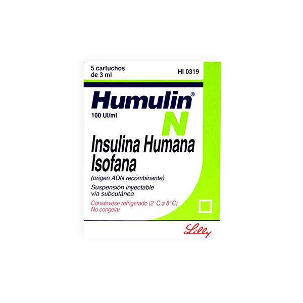 Humulin N U 100IU/ml 10ml Vial