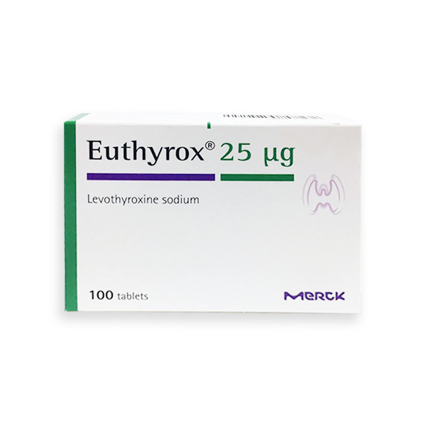 Euthyrox 25mcg 100 Tablet