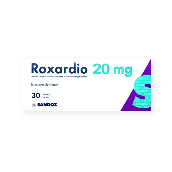 Roxardio 20mg 28 Tablet