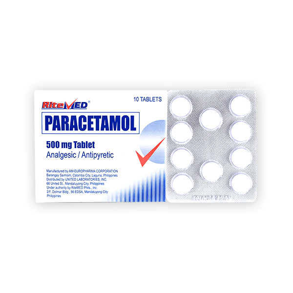 Paracetamol 500mg 10 Tablet(MDI)