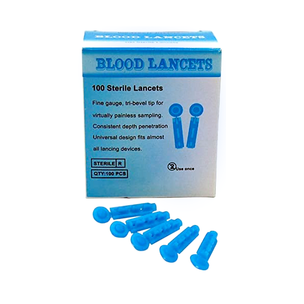 Blood Lancets 100 Sterile