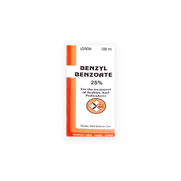 Sendex Benzyl Benzoate 25% 100ml Solution