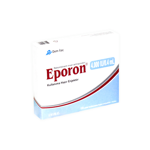 Eporon 4000I.U 1 Prefilled Syringes