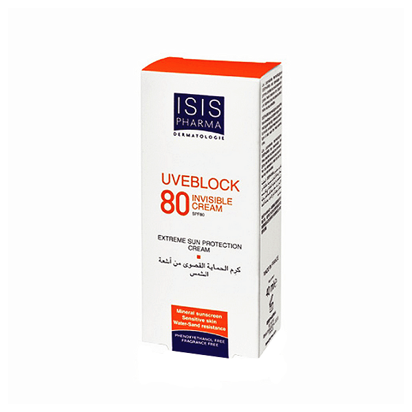 ISIS (200) Uveblock Spf80 Invisible Cream 40ml