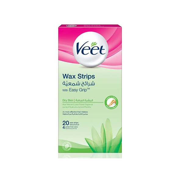 Veet Wax Green Dry Skin 20 Strips