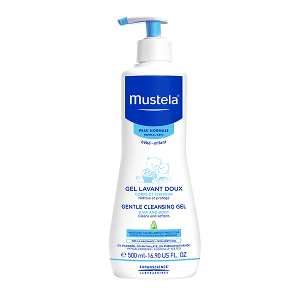 Mustela (804)Gentle Cleansing Gel Pump 500ml(Ebl)